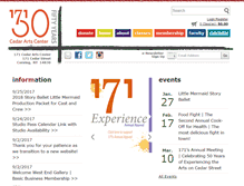 Tablet Screenshot of 171cedararts.org